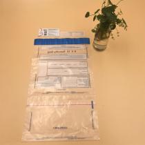 Plastic LDPE Tamper Evident Cash Bag Duty Bags With Serial Number
