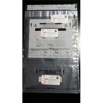 High Value Product Tamper Evident Clear Plastic Security Bags