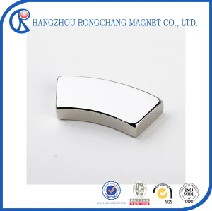 Customized arc Neodymium Magnet segment permanent magnet generator