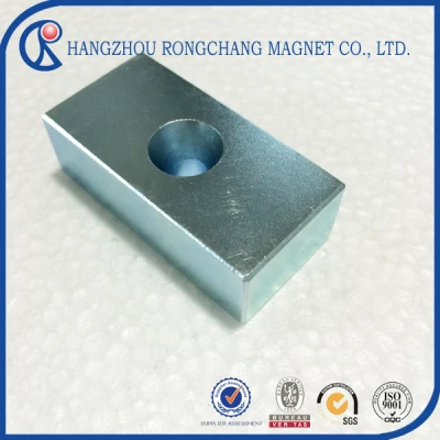 Countersunk strong neodymium magnet
