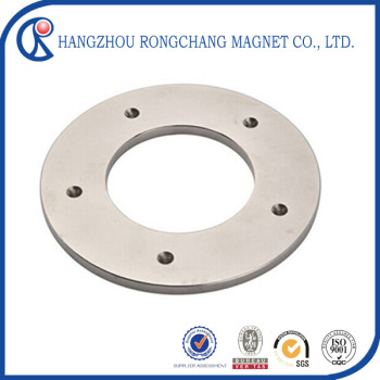 N35 neodymium diametrically magnetized ring magnets with Nickel coating