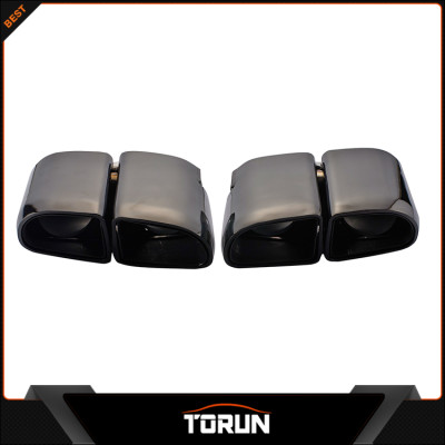 2017 hot sale for 2014 Porsche Panamera 304 stainless steel square exhaust tip