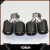 Classical 90diagonal Dual Inlet63mm Outlet89mm for AKRAPOVIC carbon fiber exhaust