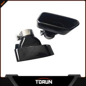 Wholesale bmw black exhaust f10 muffler tip mirror polish surface