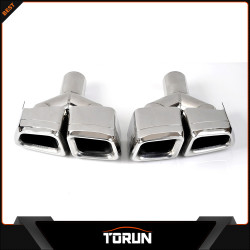 Mirror polish exhaust muffler tip for 2010-2013 Mercedes X166 GL Class change into AMG Style car