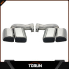 2018 Porsche Cayenne quad  exhaust tip quad muffler pipe 2pcs/set