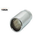 304 stainless steel mirror polish exhaust tip Inlet size 76mm