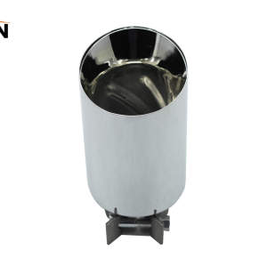 New style polishing with black 304 stainless steel double exhaust pipe for universal car