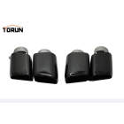 New style polishing with black 304 stainless steel double exhaust pipe for universal car