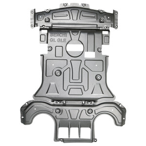 Auto skid plate for the protection of the engine and the gearbox for benz GLE W166