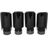 2020 new style exhaust tip for Universal exhaust pipe muffler chrome Black