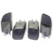 New and hot sale 304 stainless steel dual silencer tips exhaust end pipes muffler square for Universal