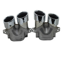 new Manufactory 304 stainless steel auto exhaust pipe muffler tip for Mercedes-Benz 2019 C43