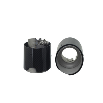 New and hot sale carbon fiber tips exhaust end pipes muffler  for Universal