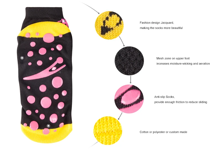 Anti Slip Jump Indoor Trampoline Park Socks Sport