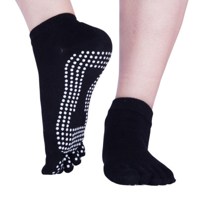Black Yoga Pilates Socks