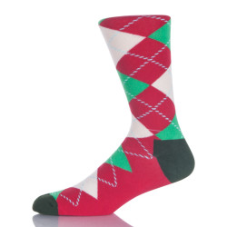 Red And Green Argyle Socks