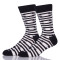 White And Black Stripes Socks