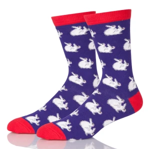 Crew Purple Sock With Rabbit