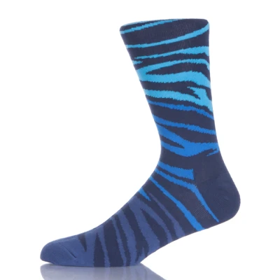 Funky Design Man Blue Socks