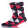Red And Black Argyle Socks