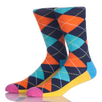Colorful Argyle Socks Men