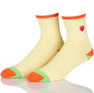 Girl Sock With Embroidery Logo