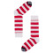 Red And White Stripes Girl Socks