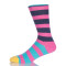 Colorful Stripes Pink Socks