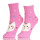 Pink Cat Paw Girls Floor Slipper Socks