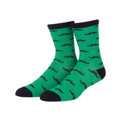 Green Workout Crazy Ankle  Socks For Men