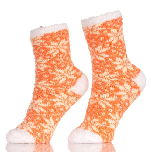 Soft Thick Warm Slipper Socks Winter Fleece Lined Fuzzy Non-Skid Children Home Socks