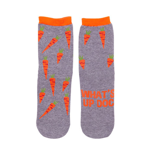 2019 Fashion Funky Crew Sweet Pattern Colorful Novelty Carrot Socks Women