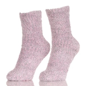Crew Socks for Winter Low Cut Cozy Fuzzy Slipper Socks Women