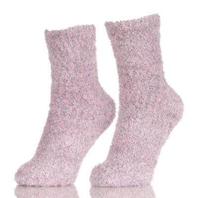 Crew Socks for Winter Low Cut Cozy Fuzzy Slipper Socks Women
