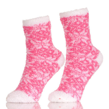 Fuzzy Slipper Socks Soft Warm Fleece Fuzzy Non-Skid Home Socks
