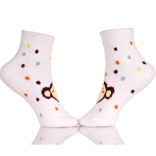 Girls Fuzzy Slipper Socks Soft Warm Stockings For Winter Home Socks