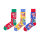 Wholesale Custom Winter Red And Green Santa Claus Pattern Printed Christmas Socks