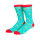 Custom Socks Logo Coconut Trees Pattern Socks  Funny Summer Fruits Socks