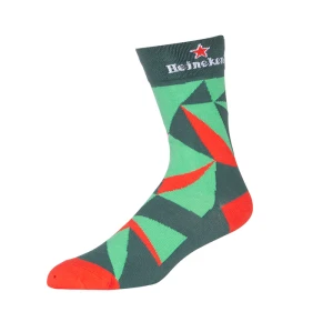 Knitted Mens Sheer Crew Socks  Cotton 100% Colorful With Box