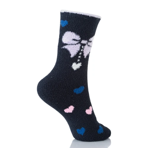Plush Slipper Socks Women - Colorful Warm Crew Socks Cozy Soft For Winter Indoor