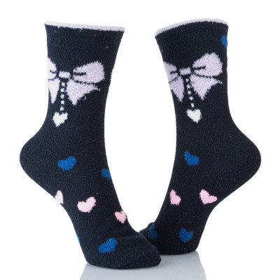 Plush Slipper Socks Women - Colorful Warm Crew Socks Cozy Soft For Winter Indoor