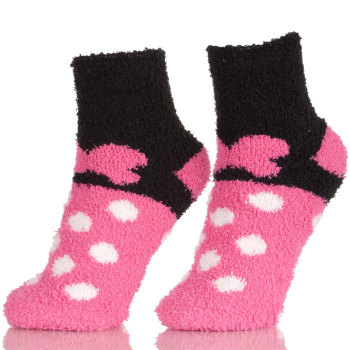 Soft Fuzzy Socks Girls, Womens Warm Microfiber Slippers Socks With Non Skid Sole