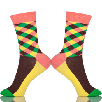 Korean School Colorful Stripes Socks