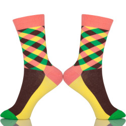 Korean School Colorful Stripes Socks