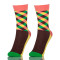 Korean School Colorful Stripes Socks