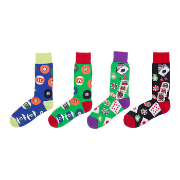 Fashion High Quality Men's Fun Cotton Creative  Crew Socks
