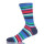 Stripes Fashion Men Bright Color Socks