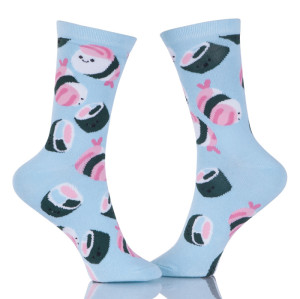 Compression Nylon Woman Sushi Socks Cotton