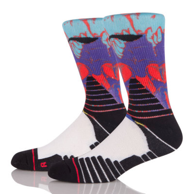 Custom Hot Selling Sport 3D Latest Technology Printing Sublimation Socks